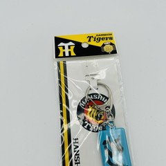 Hanshin Tigers Keychain Baseball One Size Blue Japan NPB Kanji Osaka NEW