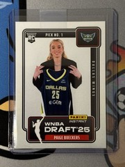 Paige Bueckers 2024-25 Panini Instant WNBA Draft Night Dallas Wings RC 1ST PRO