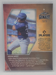 2026 Leaf Metal Aidan West #ed 5/5