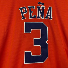 Jersey Stitched Houston Astros Jeremy Pena #3, Blank Orange, S/M/L/XL/2XL/3XL