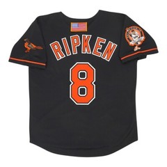 Cal Ripken Jr. 2001 Baltimore Orioles Men&rsquo;s Alt Black Jersey w/ Retirement Patch