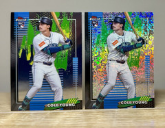 2026 Topps Finest Cole Young Seattle Mariners RC #57 Lot (2) Mini Diamond