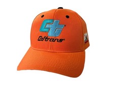 CALTRANS HAT ORANGE CALIFORNIA DEPARTMENT 2 LOGOS Embroidery Logo