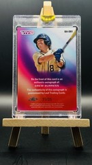 2026 Leaf Vivid Drew Burress Auto Teal 21/35 Oakland Athletics