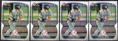 (4) Card Lot 2023 Bowman Prospects #BP-139 Spencer Jones 1st Rookie Yankees
