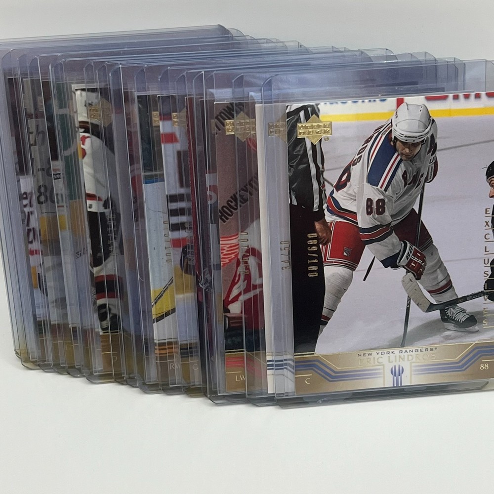 2001-02 Upper Deck Exclusives S2 /100 (RC & YG /50) Pick One! Complete your Set!