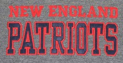 New England Patriots Fanatics Front Pocket Embroidered Hoodie Sweatshirt NWT