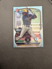 2023 Bowman 1st Edition Luis Lara Blue Border Foil 1st Prospect /150