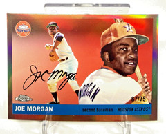 2025 Topps Chrome Platinum Joe Morgan #426 True Rose Gold Refractor 67/75