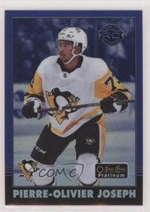 2020 O-Pee-Chee Platinum Retro Blue Rainbow Pierre-Olivier Joseph Rookie RC 1g69