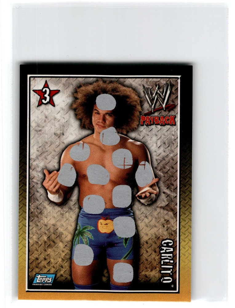 2006 Topps WWE Payback Body Blow Carlito