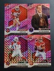 2021 Mosaic Football CAMO PINK PRIZMS with Hall of Famers You Pick the Card