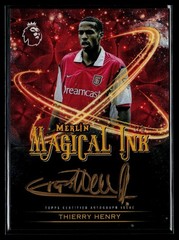 Thierry Henry 2026 Merlin P/L Magical Ink Red /5 Auto #MI-TH Arsenal FC