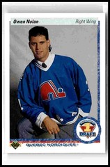 1990-91 Upper Deck #352 Owen Nolan RC Rookie Card