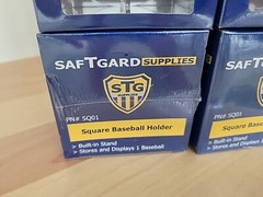 Saftgard Supplies STG Square Baseball Display Holder SQ01 Lot Set of 4