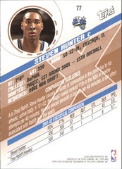 2002-03 Topps Xpectations Parallel #77 Steven Hunter – BSK