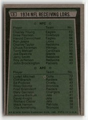 1975 Topps – &rsquo;74 Receiving Leaders #3 Charley Young | Lydell Mitchell EX