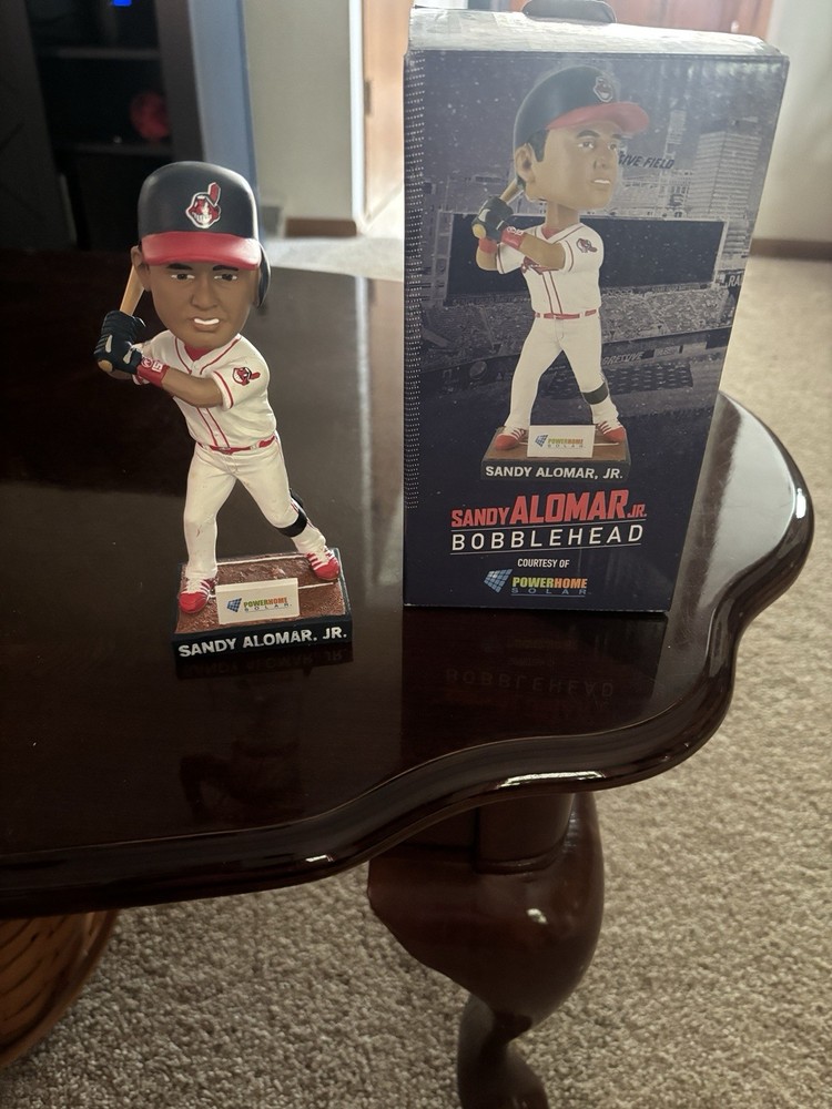 Cleveland Indians Sandy Alomar Jr Bobblehead 8/24/2019 SGA NEW In BOX