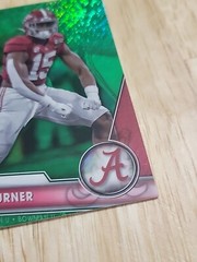 2023 Bowman University Chrome DALLAS TURNER Green Shimmer Refractor /99 Rookie