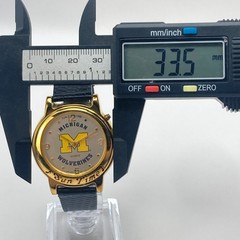 University of Michigan Wolverines Men&rsquo;s Watch 34mm Sun Time NO MUSIC New Battery