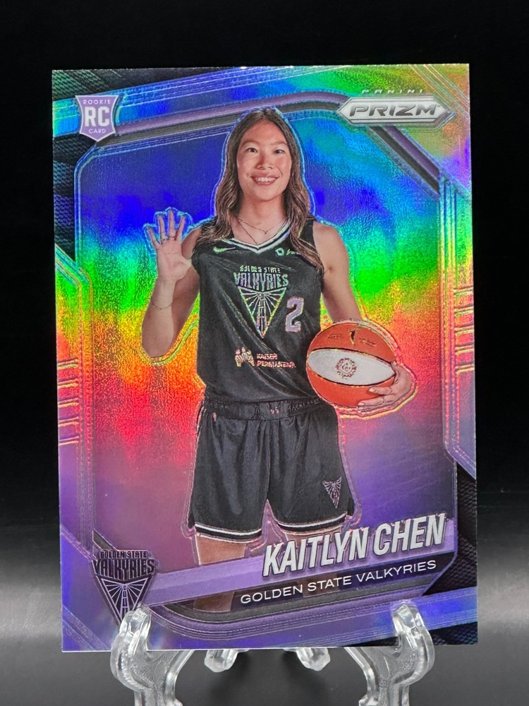 Kaitlyn Chen 2025 Panini Prizm WNBA Rookie Variation Silver Prizm #143 RC