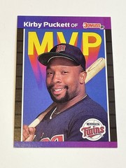1989 Donruss Baseball Bonus MVP&rsquo;s #BC-1 – Kirby Puckett – Minnesota Twins