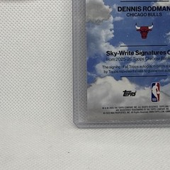 2025-26 Topps Chrome Dennis Rodman SkyWrite Signatures Refractor SWS-DRM
