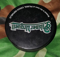 PILSNER URQUELL Exeptional 🍺 BEER /Players SINCE 1842 VINTAGE PUCK MADE IN 🇨🇿