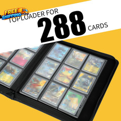 Toploader Binder Holds 288 Toploaders 9 Pocket Top Loader Binders with Sleeves..
