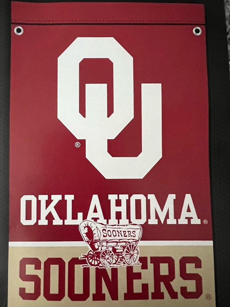 WOW! Oklahoma University OU House Flag 28&Prime; x 40&Prime; by IPG Team Sports & FREE SHIP