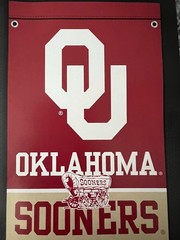 WOW! Oklahoma University OU House Flag 28&Prime; x 40&Prime; by IPG Team Sports & FREE SHIP