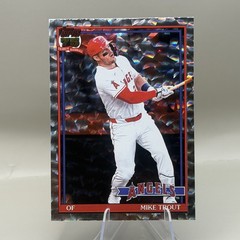 2026 Topps Series 1 – Mike Trout #T91-1 35th Anniversary Crackle Foil