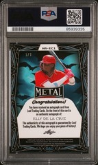 2023 Leaf Halloween Elly De La Cruz Exclusive Autographs Bats 1/1 PSA 10