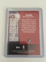 2025-26 Topps – Yang Hansen Rise To Stardom 1/1 FoilFractor Rookie Blazers