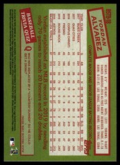 Yordan Alvarez 2020 Topps Update 1985 Rookie Card #85TB-18