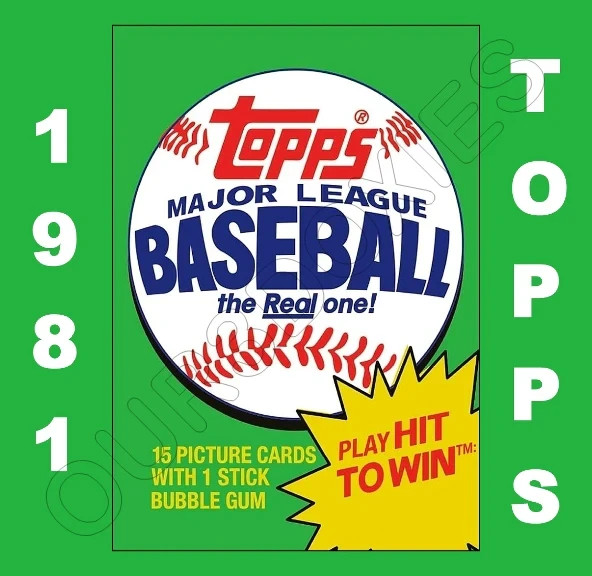 1981 TOPPS BASEBAL CARD 3911-726 U PICK COMPLETE YOUR SET VG+-EX+