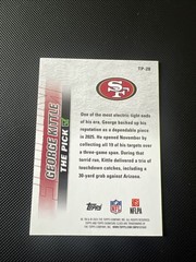 2025 Topps Signature Class #TP-28 The Pick George Kittle