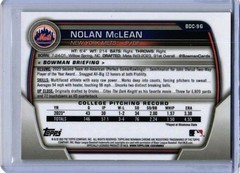 2023 Bowman Draft – Chrome Nolan McLean #BDC-96 (RC)