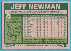 1977 Topps – Jeff Newman #204 (RC)