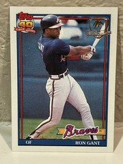 1991 Topps Desert Shield #725 Ron Gant Atlanta Braves NRMT J
