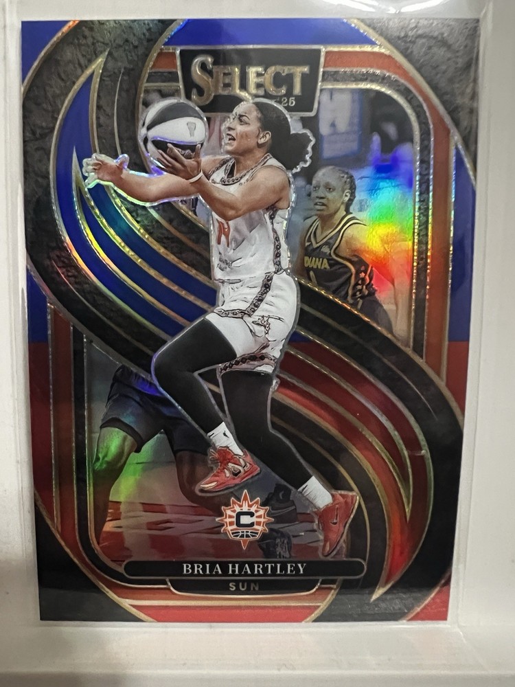 2025 WNBA Select Bria Hartley Blue & Red Premier Level #200 /399 Connecticut Sun
