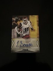 Jaleel Scott 2018 Leaf Draft RC Autograph Auto #BA-JS1 New Mexico State AF1