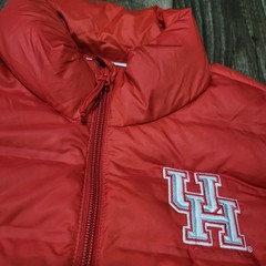 Houston Cougars Jacket Mens Large NCAA College Columbia Down Filled Vest