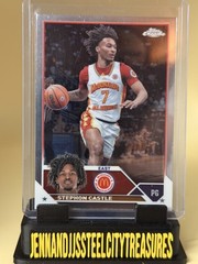 Stephon Castle #4 2023 Topps Chrome McDonalds All American Base Spurs RC