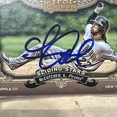 Andrew McCutchen 2012 Topps Gypsy Queen Baseball Card#SS-AM Signed Card Good