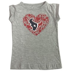 NFL Houston Texans Grey, Navy and Red Toddlers Girls 3pk Coordinate Set, 12M