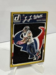 JJ Watt Custom novelty art Handmade Houston Texans Patch CARD