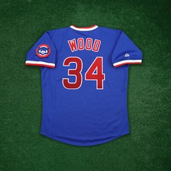 Kerry Wood 1989 Chicago Cubs Royal Blue Cooperstown Men&rsquo;s Away Jersey