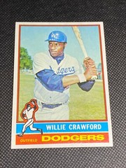 1976 Topps Set Break # 76 Willie Crawford NM