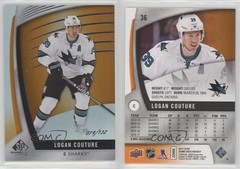 2017-18 SP Game Used Edition Orange Rainbow 79/132 Logan Couture #36 x8s